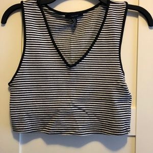 Stripped Crop Top